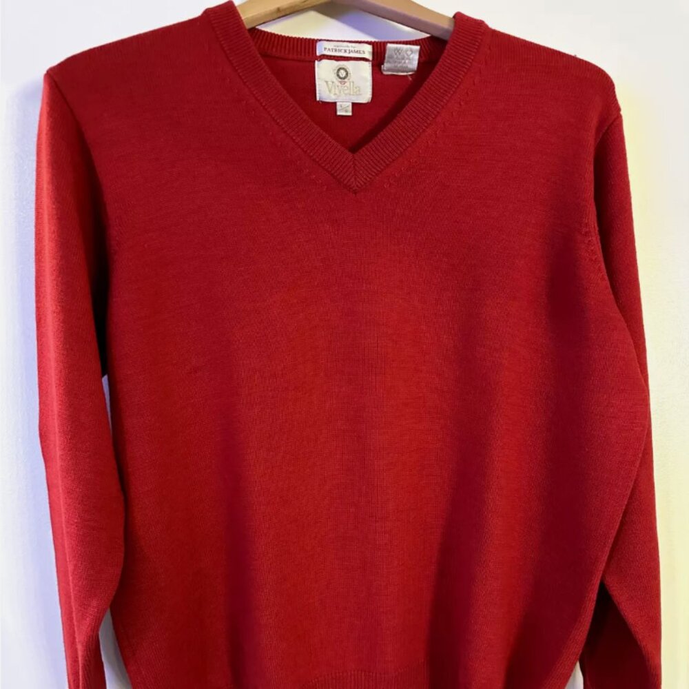 GORGEOUS LUXE WOOL PATRICK JAMES X VIYELLA LONG SLEEVE SWEATER
